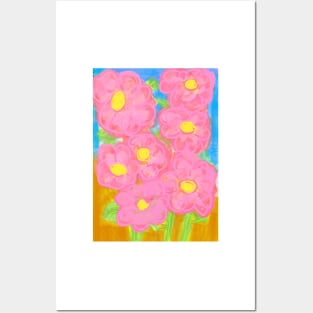 Pinky  Winky  Flowers Posters and Art